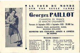 Georges Paillot Champion De France De Marche Unijambiste - Andere & Zonder Classificatie