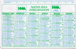 Calendarietto - Nuova Maa  Assicurazioni Vita - Anno 1999 - Petit Format : 1991-00