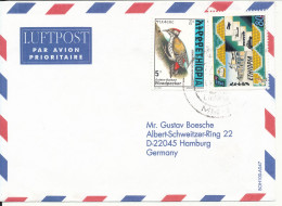 Ethiopia Air Mail Cover Sent To Germany BIRD Stamp - Etiopia