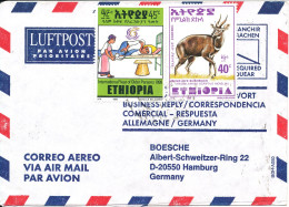 Ethiopia Air Mail Cover Sent To Germany 2001 - Ethiopië