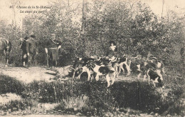 RAMBOUILLET : CHASSE DE LA ST HUBERT - LA MORT DU CERF - Rambouillet