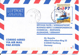 Morocco Air Mail Cover Sent To Germany 22-3-2002 Single Franked - Marocco (1956-...)