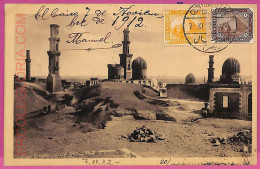 Ag2716 - EGYPT - VINTAGE POSTCARD  - 1912 - Other & Unclassified
