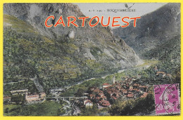 CPA ROQUEBILIERE Vue En Aplomb Du Village 1933 - Autres & Non Classés