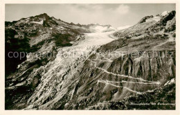 13823778 Rhonegletscher Glacier Du Rhone VS Mit Furkastrasse  - Autres & Non Classés