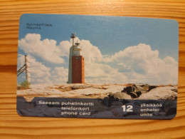 Phonecard Finland, Turku Telephone - Lighthouse, Rauma 48.500 Ex. - Finlandia