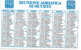 Calendarietto - RAS - Riunione Adriatica Di Sicurezza - Anno 1999 - Small : 1991-00