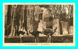 A805 / 011 75 - PARIS Exposition Coloniale 1931 Parc Zoologique Autruche - Ausstellungen