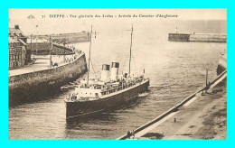 A807 / 177 76 - DIEPPE Vue Générale Des Jetées Arrivée Du Courrier D'Angleterre - Dieppe