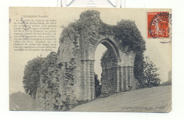 Vendée , Tiffauges , Chateau De Gilles De Retz Dit Barbe Bleue,porte De La Chapelle - Autres & Non Classés