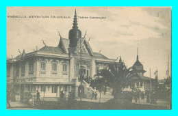 A811 / 433 13 - MARSEILLE Exposition Coloniale Théatre Cambodgien - Colonial Exhibitions 1906 - 1922