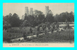 A816 / 389 76 - JUMIEGES Vue Sur Les Ruines De L'Abbaye Prise Des Jardins - Jumieges