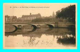 A816 / 141 38 - LAVAL Pont Neuf Chateau Et Palais De Justice - Laval