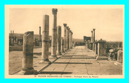 A813 / 373 ALGERIE Ruines Romaines De TIMGAD Portique Nord Du Forum - Other & Unclassified