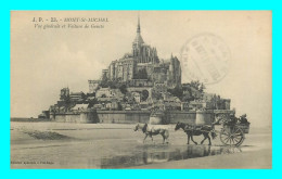 A814 / 061 50 - LE MONT SAINT MICHEL Vue Générale Et Voiture De Genets - Le Mont Saint Michel