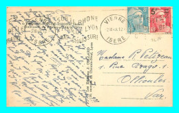 A821 / 293  Timbre Dont N° 827 Surcharge Sur Lettre Valence - 1921-1960: Modern Period