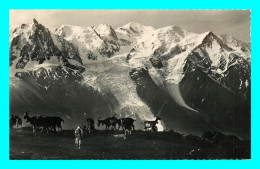 A819 / 369 74 - Massif Du Mont Blanc Vu De PLAN PRAZ - Autres & Non Classés