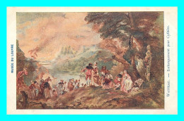 A819 / 433 Tableau WATTEAU Embarquement Pour Cythere - Malerei & Gemälde