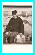 A821 / 569 Tableau Salon De Paris H. SOLLIER Vieux Pêcheur - Paintings