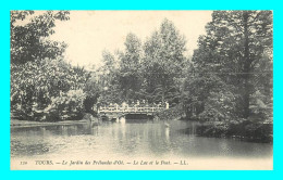 A823 / 341 37 - TOURS Jardin Des Prébendes D'Oé Lac Et Le Pont - Tours