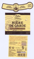 Etiquette, Contre étiquette Et Collerette De Bière De Garde " REFLETS DE FRANCE " Brasserie DUYCK (487)_Eb49 - Bier