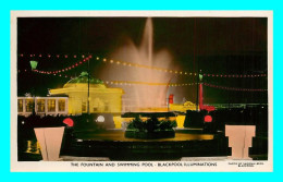 A827 / 201  Fountain And Swimming Pool Blackpool Illuminations - Blackpool