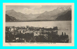 A827 / 283 Suisse VEVEY Vue Générale Et La Dent Du Midi - Vevey