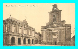 A830 / 095 31 - MONTASTRUC Mairie Et Eglise - Autres & Non Classés