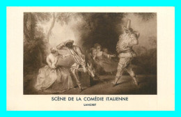 A835 / 149 Tableau Scene De La Comédie Italienne Lancret - Malerei & Gemälde