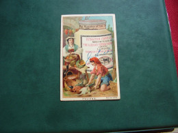 Original Old Card Chromo Liebig S 278 Marchands Italiens - Liebig