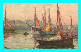 A837 / 379 VOILIER Illustrateur André Beronneau - Sailing Vessels