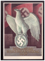 DT- Reich (024128) Propaganda Festpostkarte Nürnberg Reichsparteitag 1937, Blanco Gestempelt Nürnberg 6.9.1937 - Nuernberg