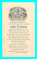 A834 / 423  Priere Au Seigneur 365 Jours D'indulgence - Autres & Non Classés