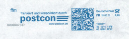 Frankiert & Konsolidiert Durch Postcon .de Ffm - Post