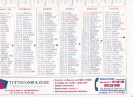 Calendarietto - Tuttoconsulenze - Anno 1999 - Formato Piccolo : 1991-00