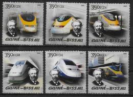 GUINEE BISSAU    N° 1816/21 * *  ( Cote 10.50e ) Trains Jules Verne - Trenes