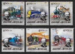 GUINEE BISSAU    N° 1810/15 * *  ( Cote 12e ) Trains Jules Verne - Trenes