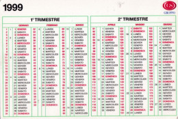 Calendarietto - GS - Gruppo - Anno 1999 - Klein Formaat: 1991-00