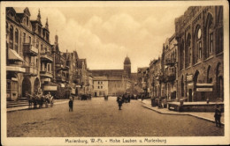 CPA Marienburg Malbork Westpreußen, Hohe Lauben, Marienburg - Westpreussen