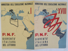 Bp127 Pagella Fascista Regno D'italia P.n.f. Gioventu'littorio Grumo Appula Bari - Diploma & School Reports