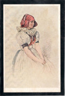 TCHEQUIE -  Jeune Fille Des Environs D'Olomouc, Par Jos. Manes (voir Description) - Tsjechië