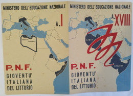 Bp129 Pagella Fascista Regno D'italia P.n.f. Giov. Littorio Castellaneta Taranto - Diplomi E Pagelle