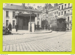 44 NANTES Place Du Commerce Tram Tramway Motrice Mékarski Avec PUB Petit Beurre LU VOIR DOS - Nantes