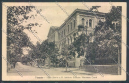 Teramo Città Scuola PIEGHINE Cartolina ZB3317 - Teramo