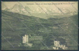 Teramo Città Gran Sasso Cartolina ZB3342 - Teramo