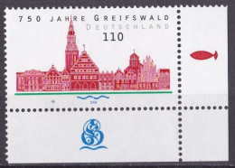 BRD 2000 Mi. Nr. 2111 **/MNH Eckrand (BRD-1-3) - Nuovi