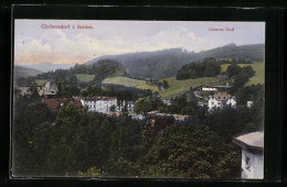 AK Görbersdorf I. Schles., Unteres Dorf Aus Der Vogelschau  - Schlesien