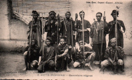 CPA - CÔTE D'IVOIRE - Guerriers Nègres - Edition G.Kante - Ivory Coast