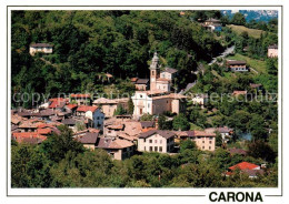 13817072 Carona Lago Di Lugano TI Ortsansicht Mit Kirche  - Sonstige & Ohne Zuordnung