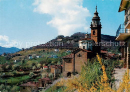 13817064 Carona Lago Di Lugano TI Ansicht Mit Kirche  - Sonstige & Ohne Zuordnung